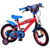 Ultimate Spider-Man Kinderfiets Jongens 14 inch Blauw/Rood | 2 handremmen