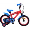 Ultimate Spider-Man Kinderfiets Jongens 14 inch Blauw/Rood | 2 handremmen