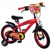 Disney Cars Kinderfiets Jongens 14 inch Rood | 2 handremmen