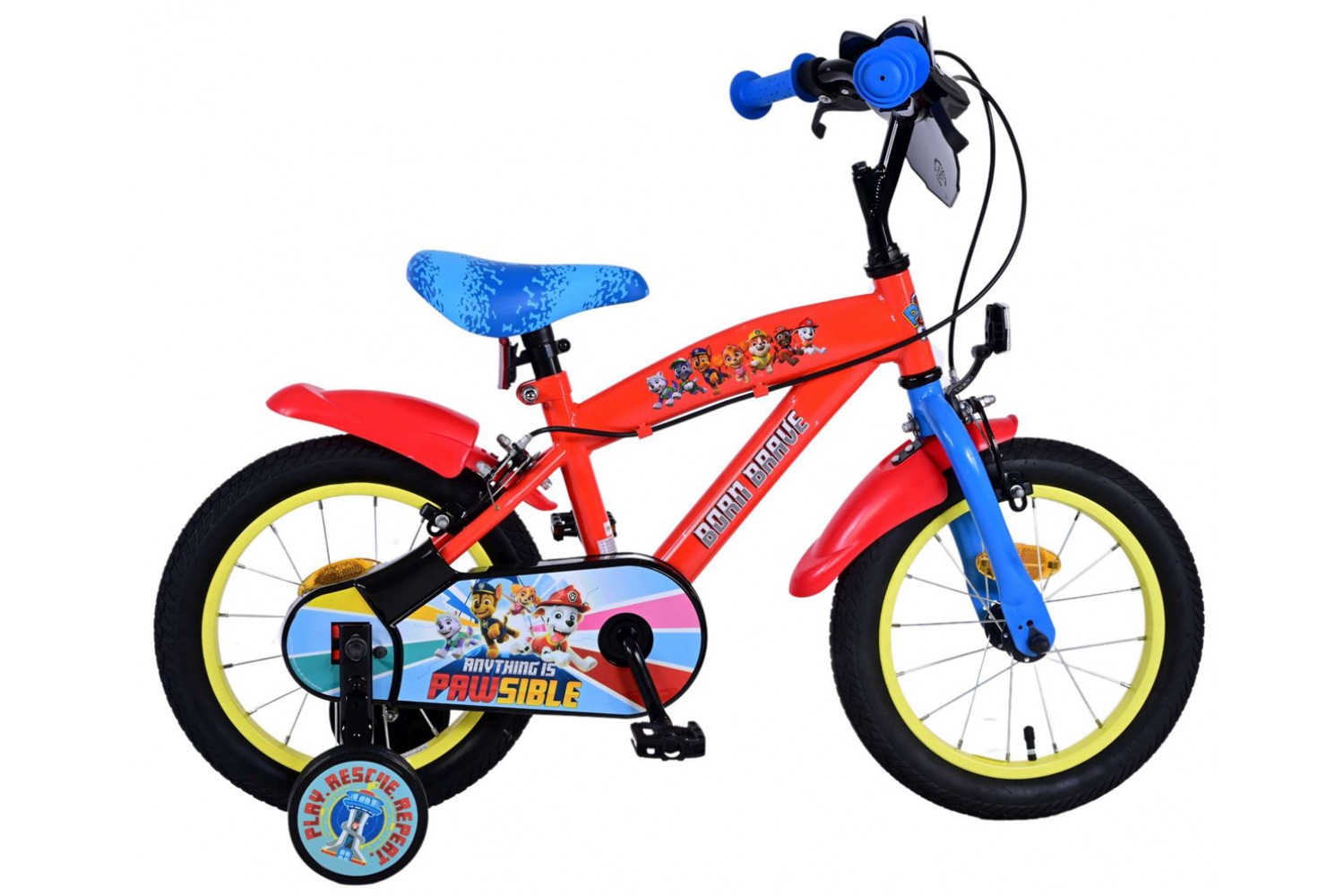 Paw Patrol Kinderfiets Jongens 14 inch | 2 handremmen