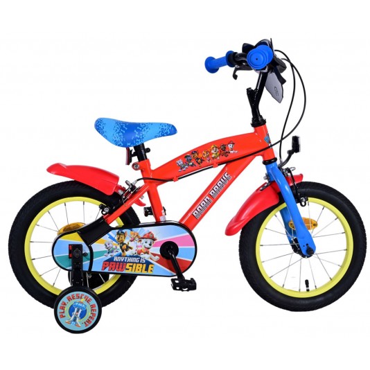 Paw Patrol Kinderfiets Jongens 14 inch | 2 Handremmen (geen terugtraprem)