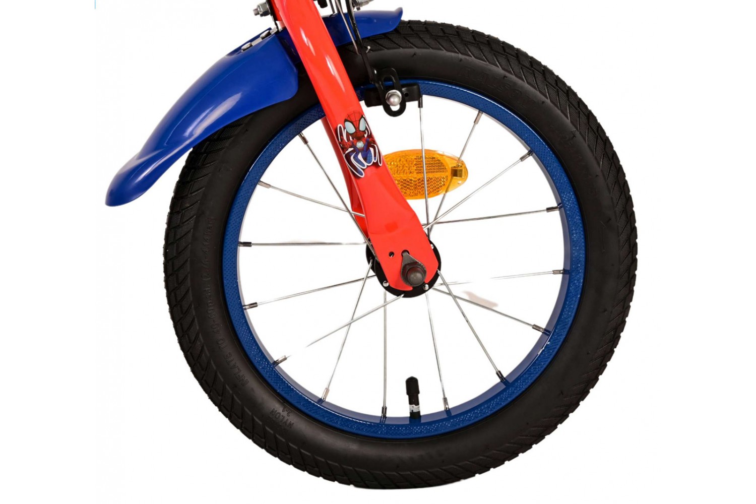 Spidey Kinderfiets Jongens 14 inch Blauw | 2 handremmen