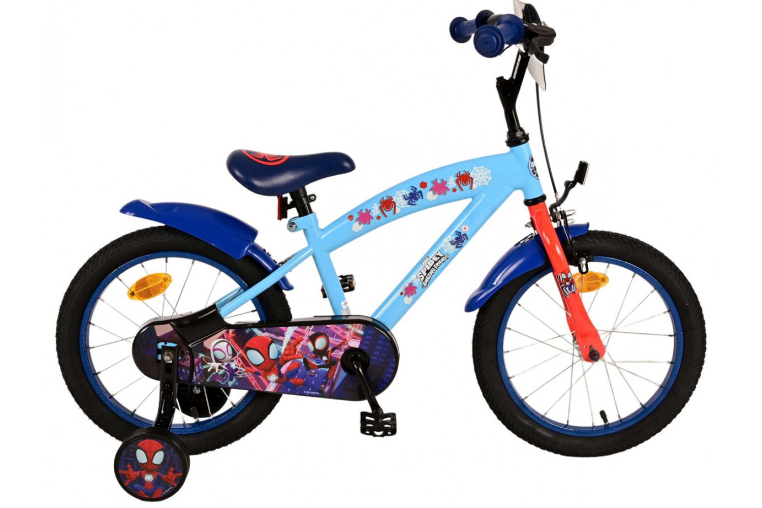 Spidey Jongensfiets 16 inch Blauw