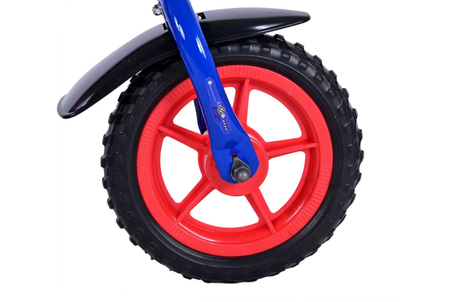 Paw Patrol Jongensfiets 10 inch Rood/Blauw Doortrapper