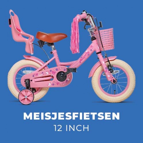 Meisjesfietsen 12 inch