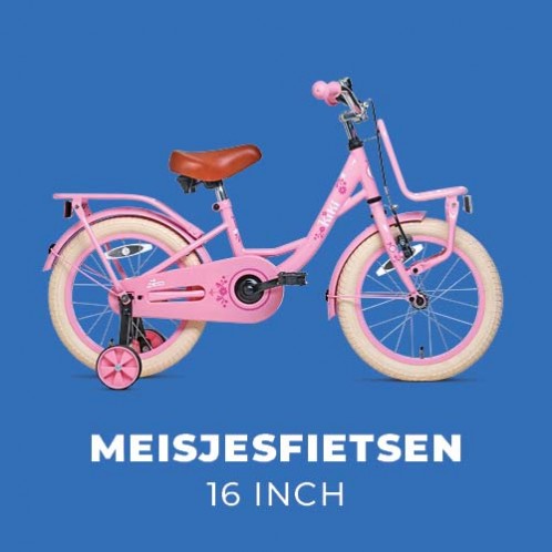 Meisjesfietsen 16 inch