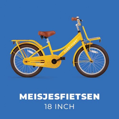 Meisjesfietsen 18 inch