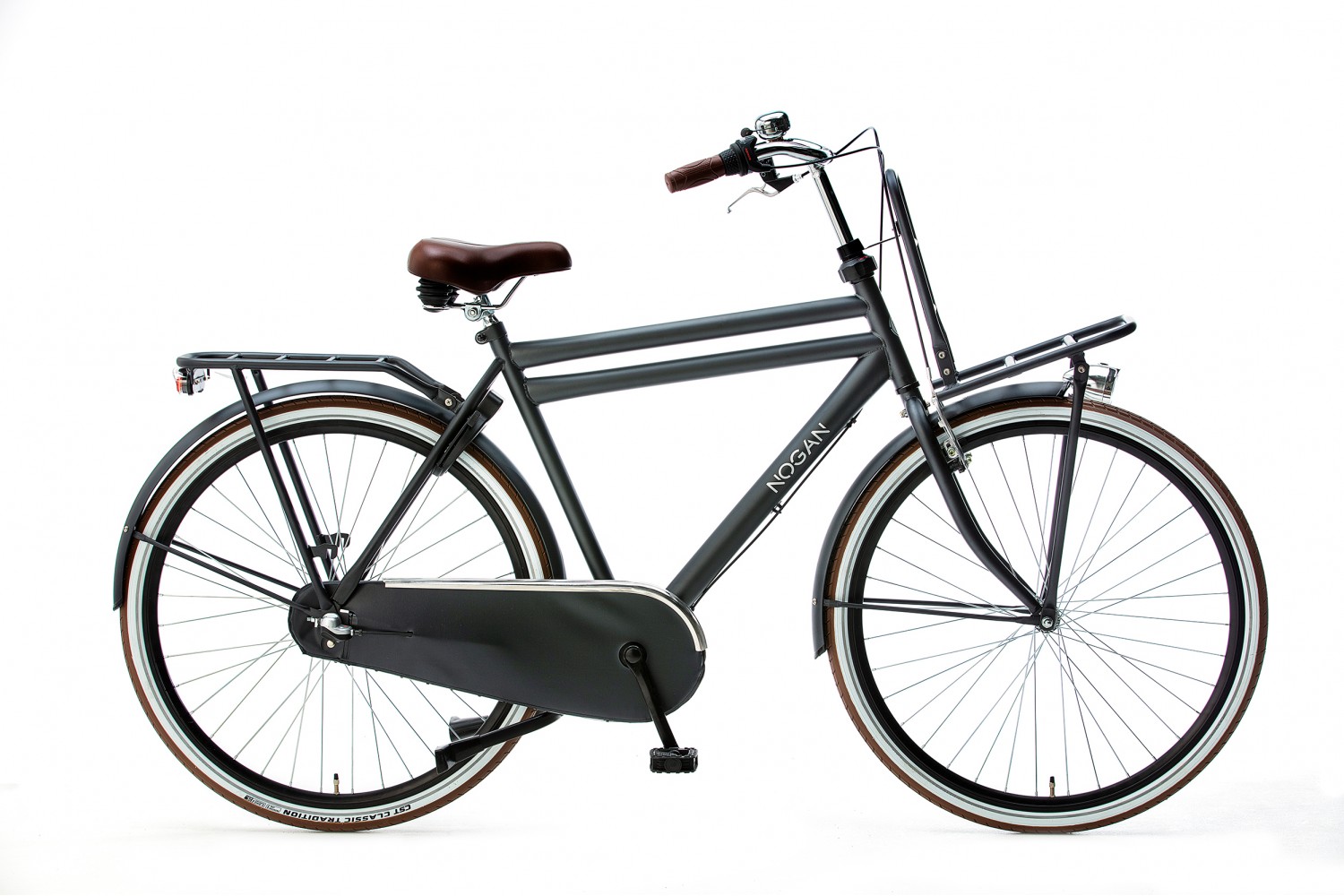 Nogan Vintage N3 Transportfiets 28 inch 57cm Heren Asteroïde Zwart Nogan Vintage N3 Transportfiets 28 inch 57cm Heren Asteroïde Zwart