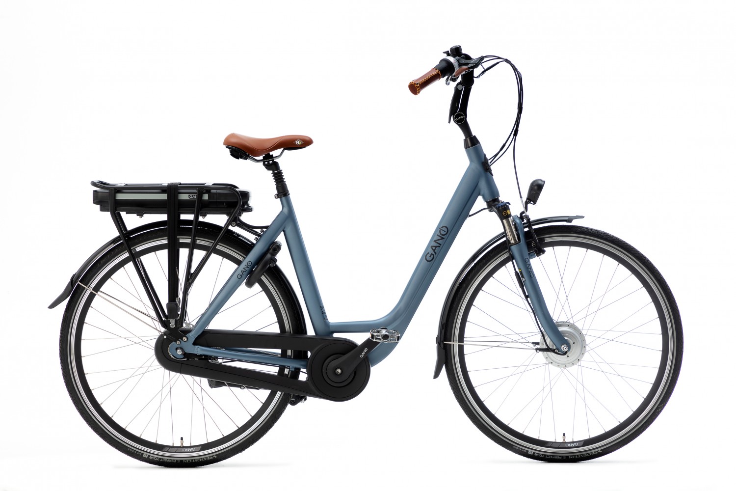 Gano Classic E4 Elektrische fiets 28 inch Dames 47cm Dodger Blue Gano Classic E4 Elektrische fiets 28 inch Dames 47cm Dodger Blue