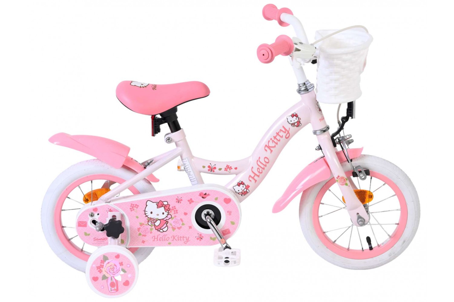 Hello Kitty Kinderfiets Meisjes 12 inch Roze