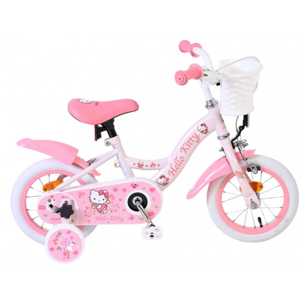 Hello Kitty Kinderfiets Meisjes 12 inch Roze Hello Kitty Kinderfiets Meisjes 12 inch Roze
