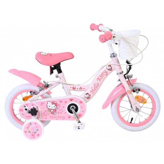 Hello Kitty Kinderfiets Meisjes 12 inch Roze Twee handremmen