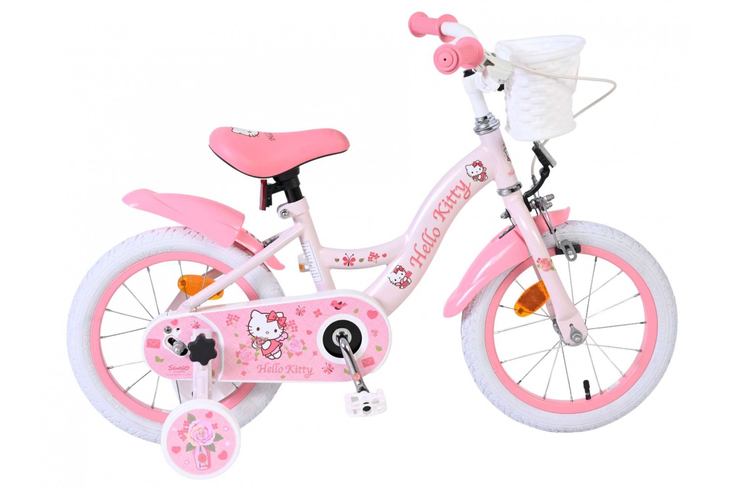 Hello Kitty Kinderfiets Meisjes 14 inch Roze