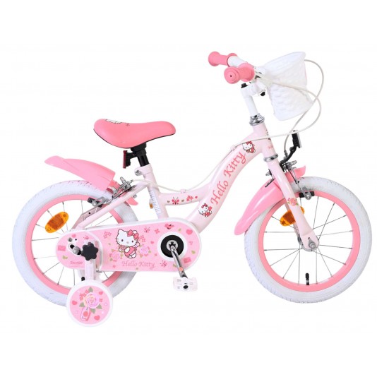 Hello Kitty Kinderfiets Meisjes 14 inch Roze Twee handremmen