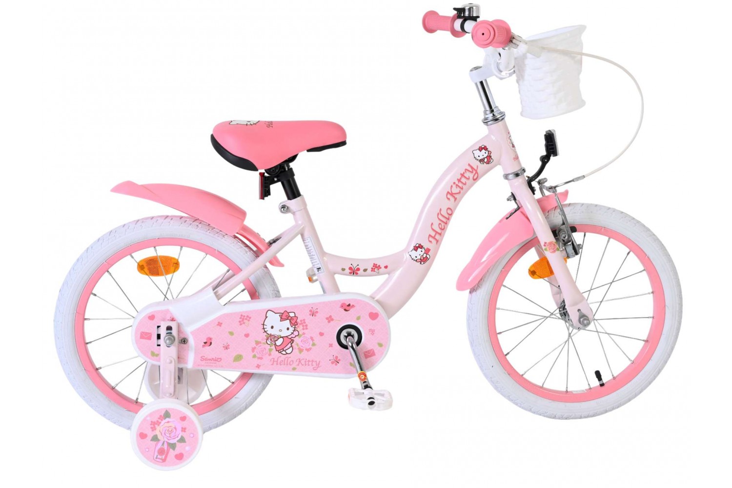 Hello Kitty Kinderfiets Meisjes 16 inch Roze Hello Kitty Kinderfiets Meisjes 16 inch Roze