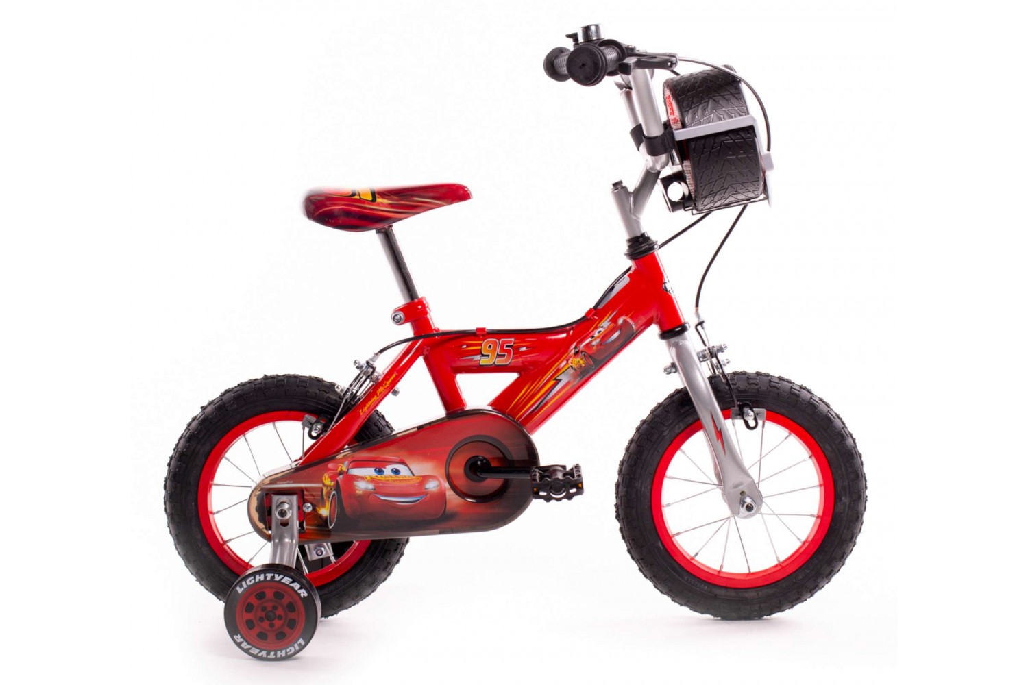 Disney Cars Kinderfiets Jongens 12 inch Twee handremmen