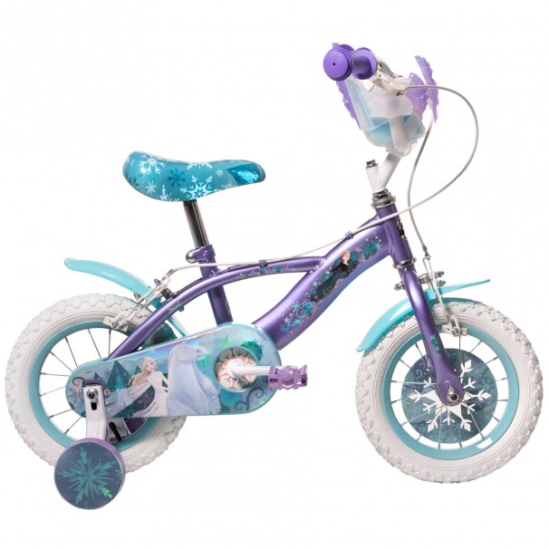 Disney Frozen 2 Kinderfiets Meisjes 12 inch Blauw/Paars Twee handremmen Disney Frozen 2 Kinderfiets Meisjes 12 inch Blauw/Paars Twee handremmen