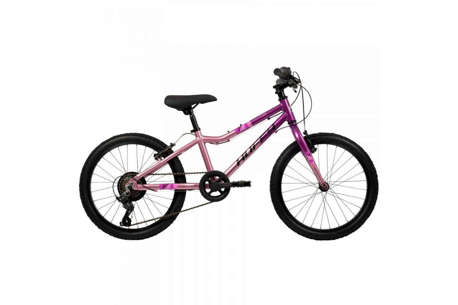Literide Kinderfiets Meisjes 20 inch Paars/Roze Twee handremmen