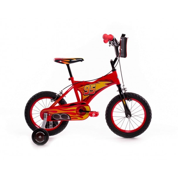 Disney Cars Kinderfiets Jongens 14 inch Rood Twee handremmen