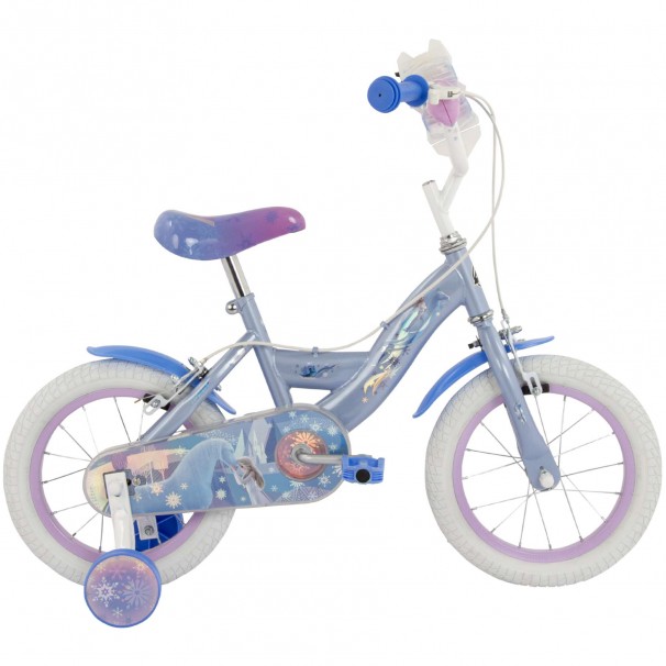 Disney Frozen 2 Kinderfiets Meisjes 14 inch Blauw/Paars Twee handremmen Disney Frozen 2 Kinderfiets Meisjes 14 inch Blauw/Paars Twee handremmen