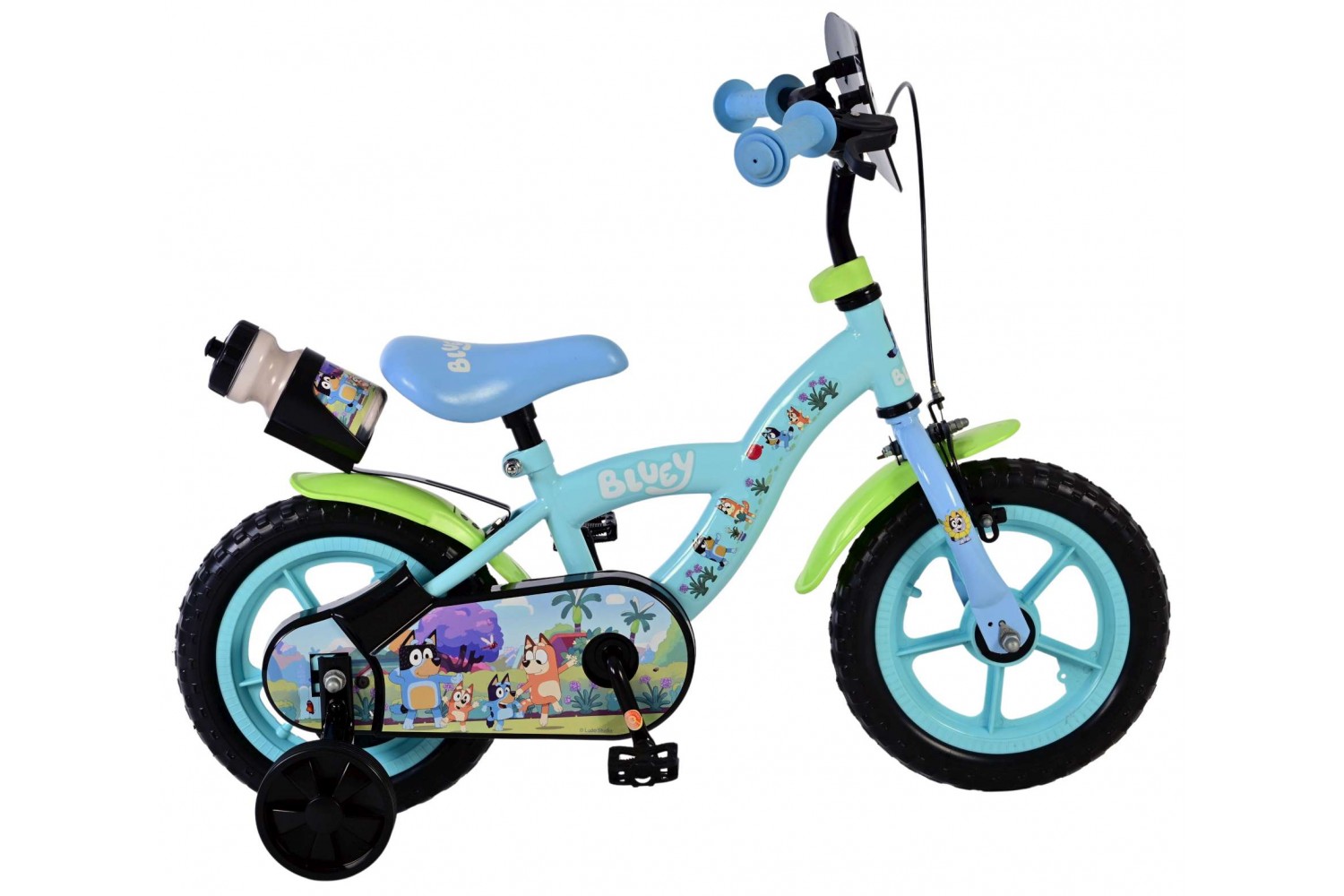 Bluey Kinderfiets Jongens Mag Wheels 12 inch Blauw Bluey Kinderfiets Jongens Mag Wheels 12 inch Blauw