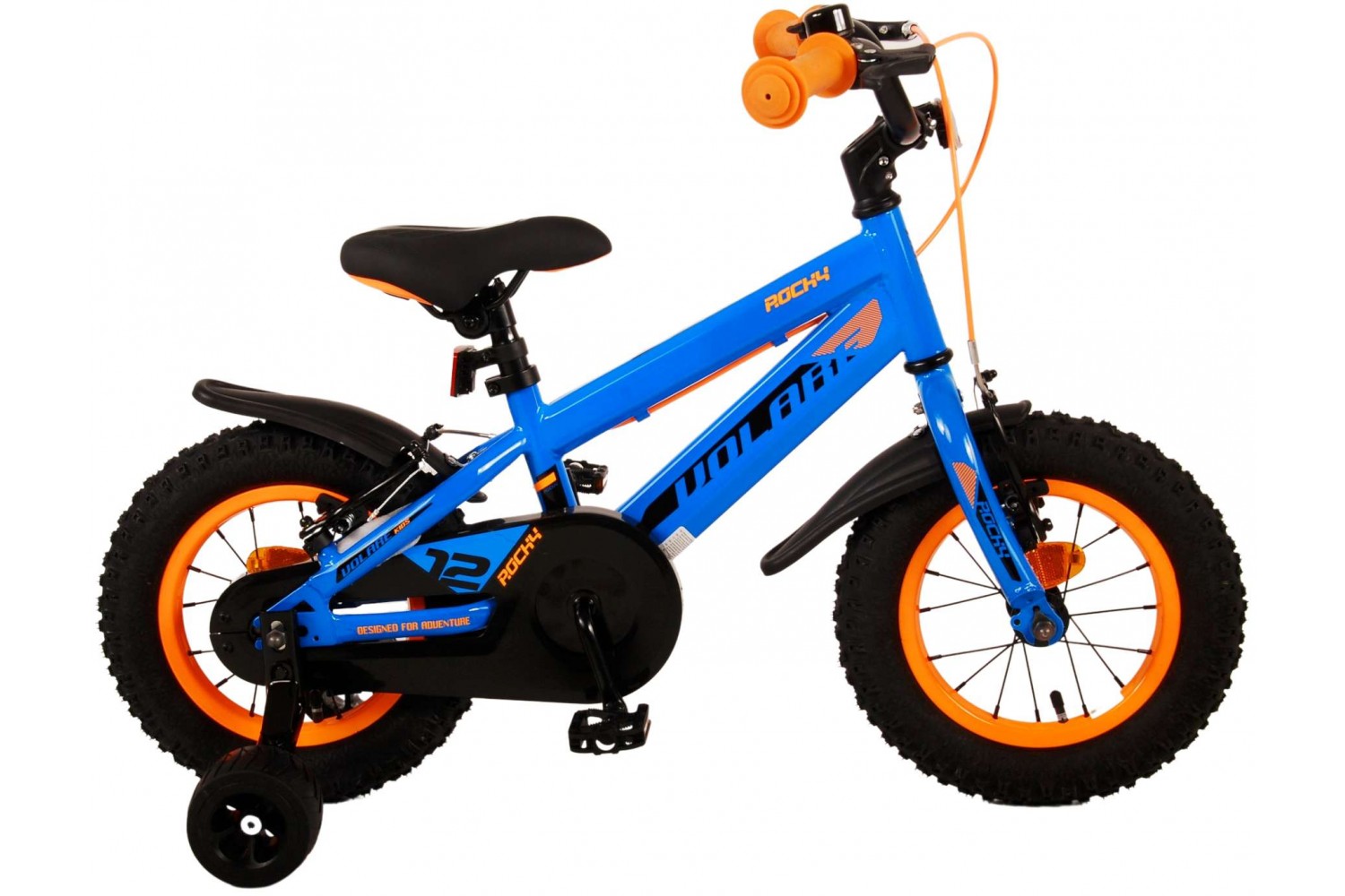 Volare Rocky Kinderfiets Jongens 12 inch Blauw Twee handremmen