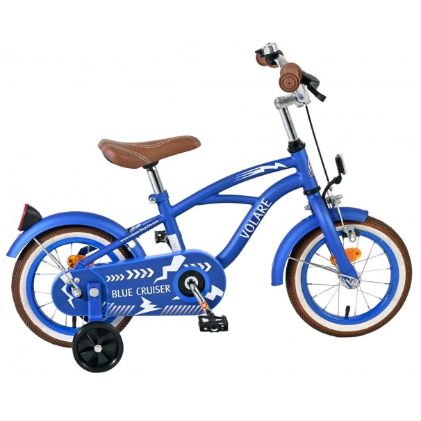 Volare Blue Cruiser Kinderfiets Jongens 12 inch Blauw 85% afgemonteerd
