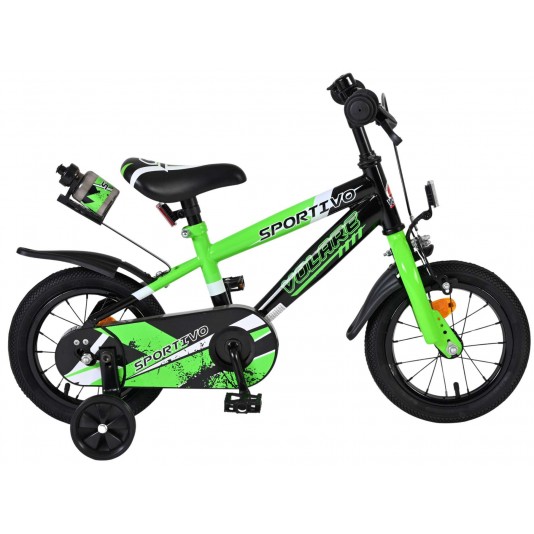 Volare Sportivo Kinderfiets Jongens 12 inch Groen Zwart