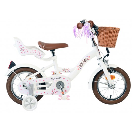 Volare Blossom Kinderfiets Meisjes 12 inch Wit