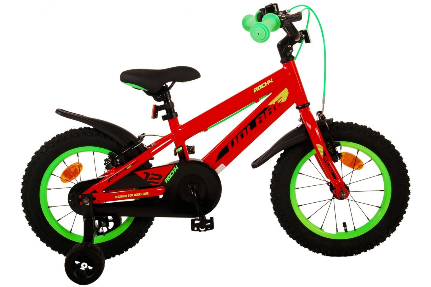 Volare Rocky Kinderfiets Jongens 14 inch Rood Twee handremmen Volare Rocky Kinderfiets Jongens 14 inch Rood Twee handremmen