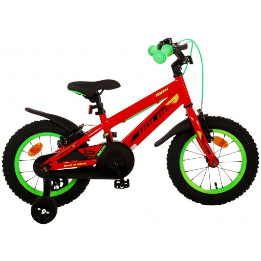 Volare Rocky Kinderfiets Jongens 14 inch Rood Twee handremmen