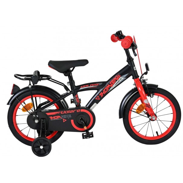 Volare Thombike Kinderfiets Jongens 14 inch Zwart Rood