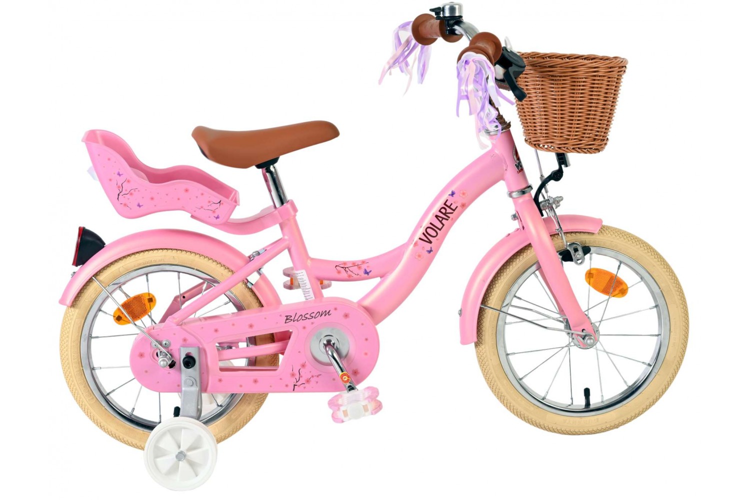 Volare Blossom Kinderfiets Meisjes 14 inch Roze