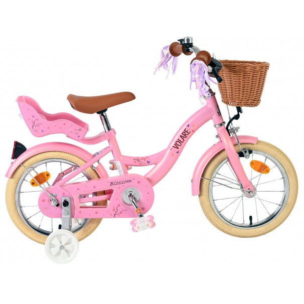 Volare Blossom Kinderfiets Meisjes 14 inch Roze