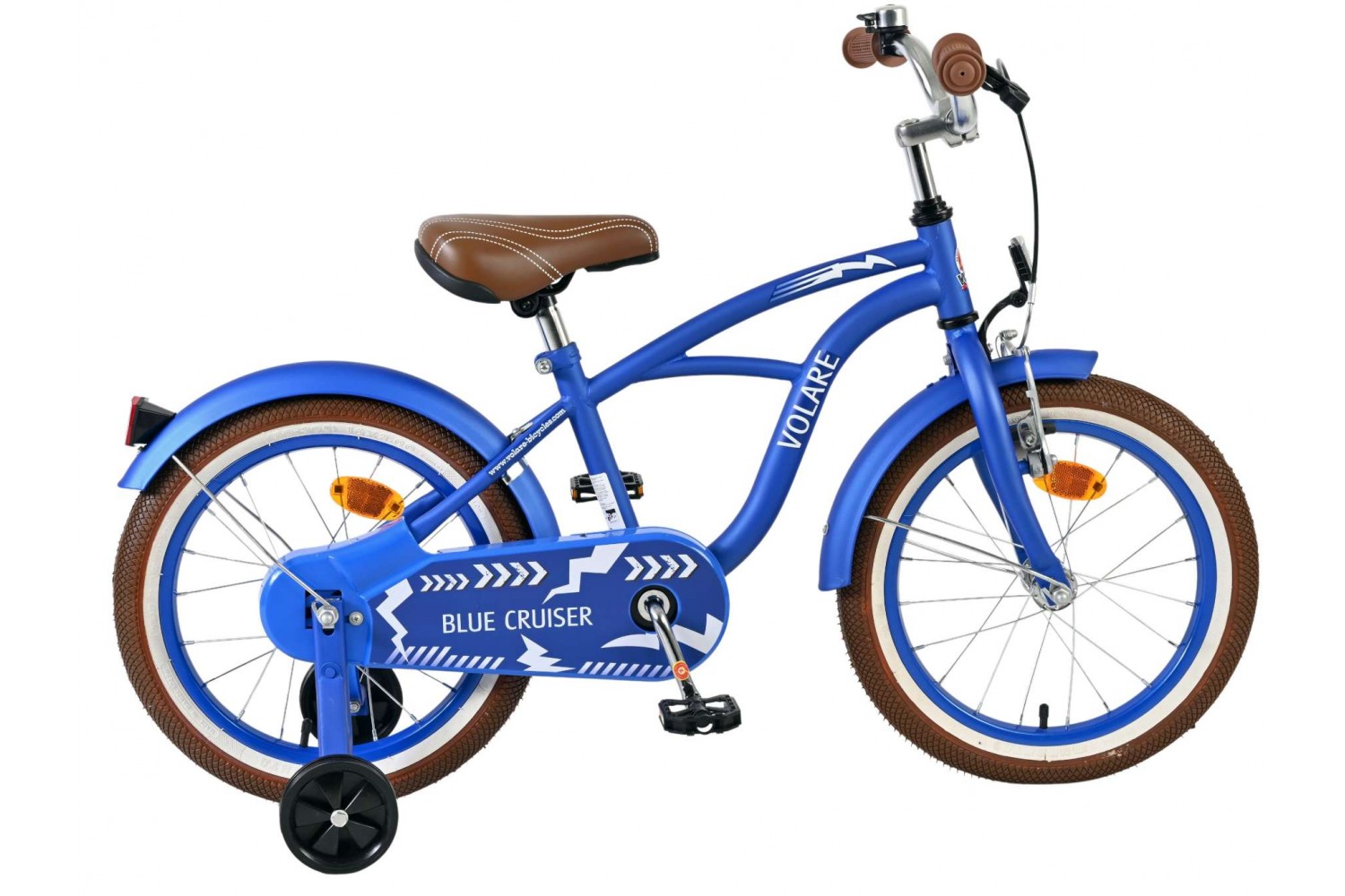 Volare Blue Cruiser Kinderfiets Jongens 16 inch Blauw