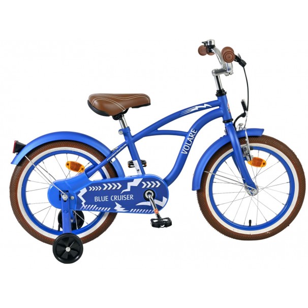 Volare Blue Cruiser Kinderfiets Jongens 16 inch Blauw