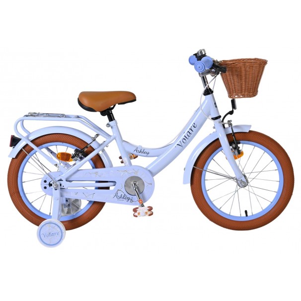 Volare Ashley Kinderfiets Meisjes 16 inch Pastel Blauw Twee Handremmen Volare Ashley Kinderfiets Meisjes 16 inch Pastel Blauw Twee Handremmen