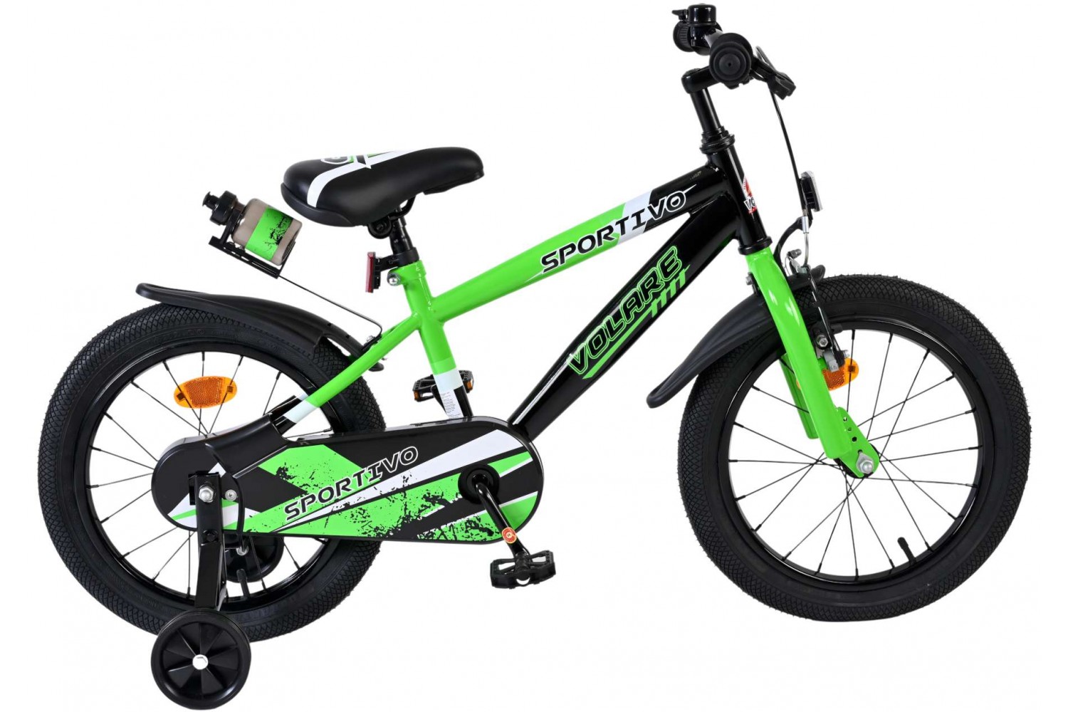 Volare Sportivo Kinderfiets Jongens 16 inch Groen Zwart