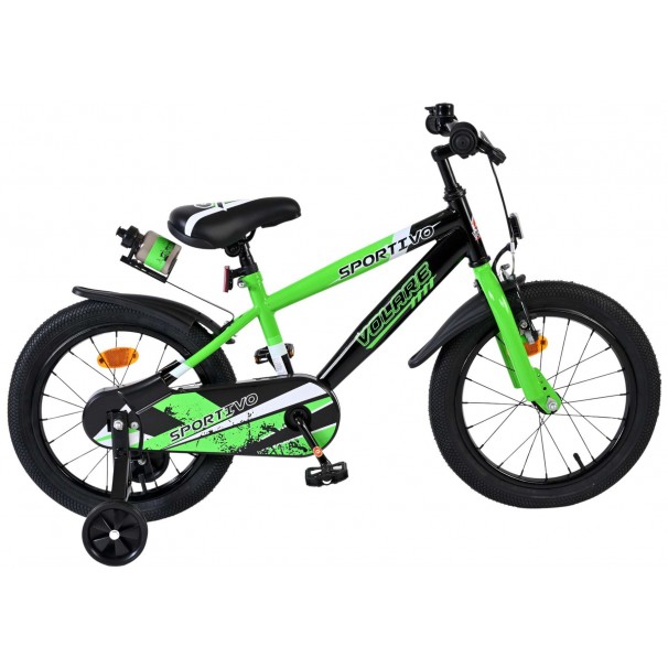 Volare Sportivo Kinderfiets Jongens 16 inch Groen Zwart
