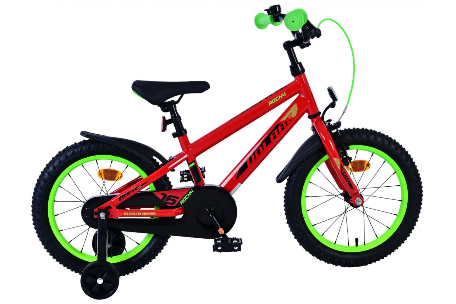 Volare Rocky Kinderfiets Jongens 16 inch Rood Volare Rocky Kinderfiets Jongens 16 inch Rood
