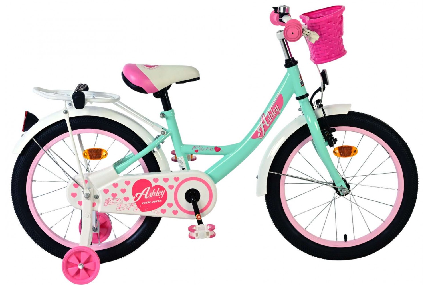 Volare Ashley Kinderfiets Meisjes 18 inch Groen