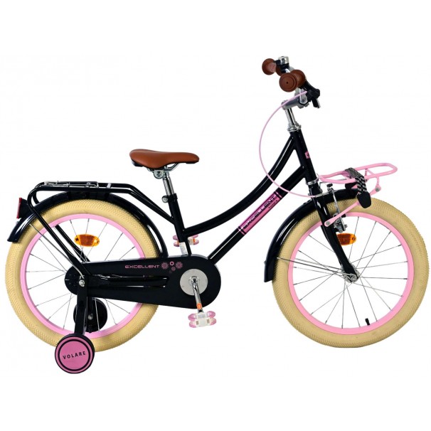 Volare Excellent Kinderfiets Meisjes 18 inch Zwart