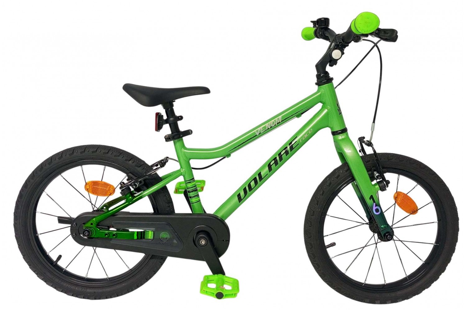 Volare Venom Kinderfiets Jongens 14 inch Groen Twee handremmen