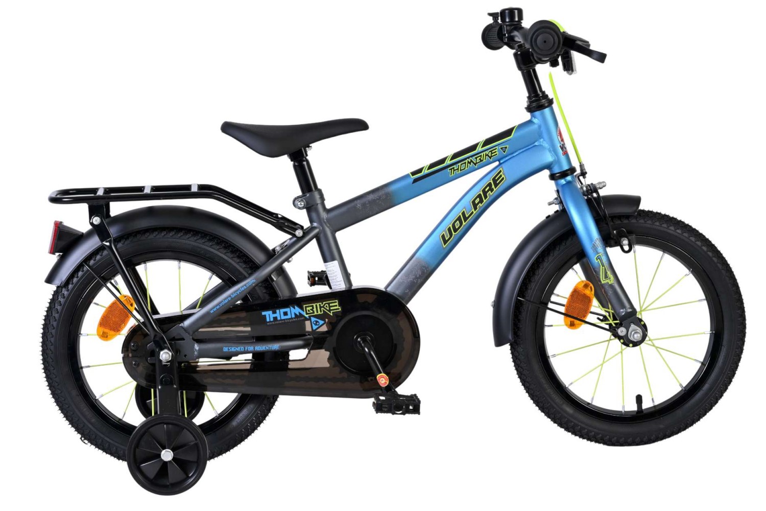 Volare Thombike Kinderfiets Jongens 14 inch Blauw/Grijs