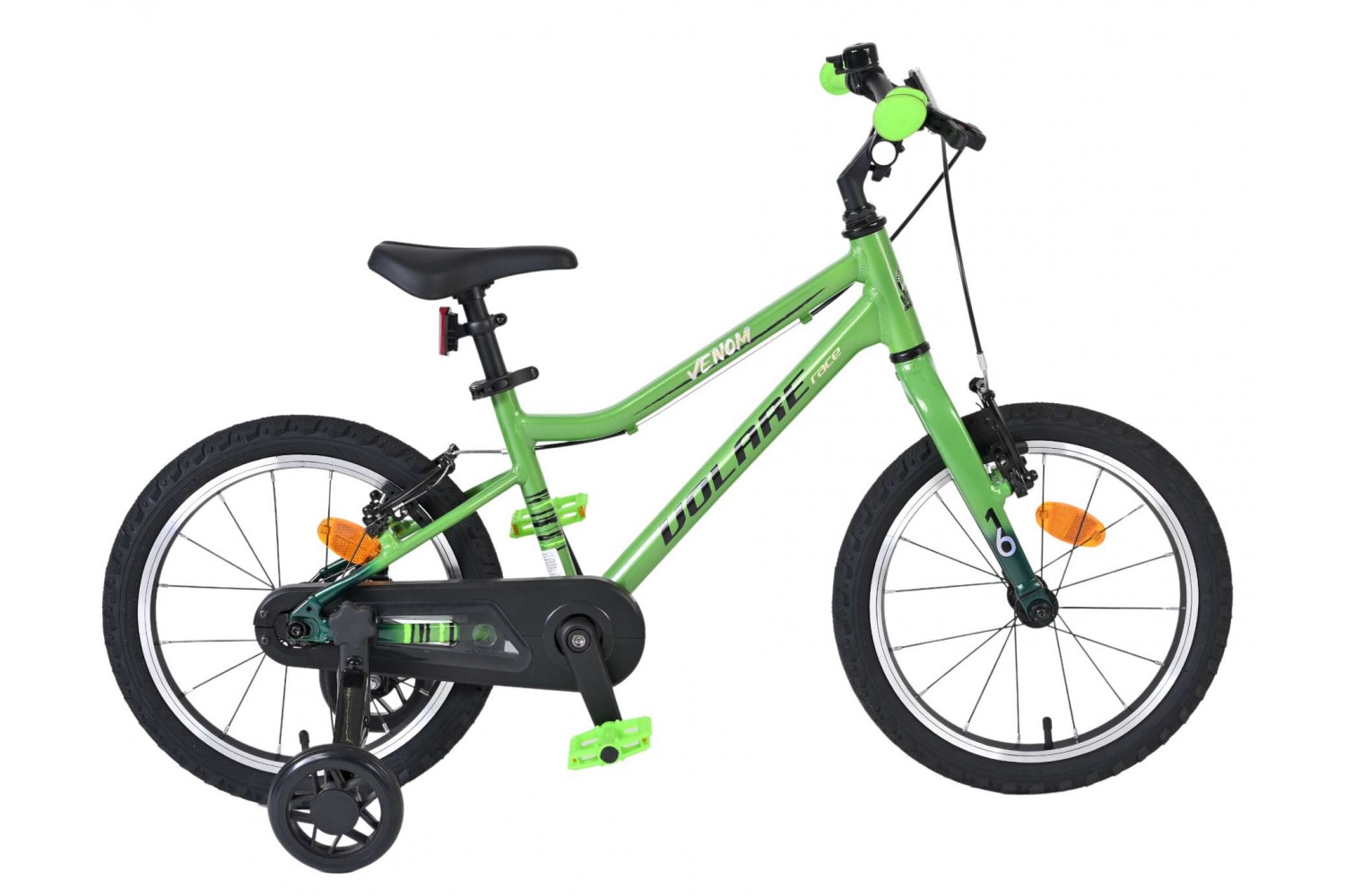 Volare Venom Kinderfiets Jongens 16 inch Groen Twee Handremmen