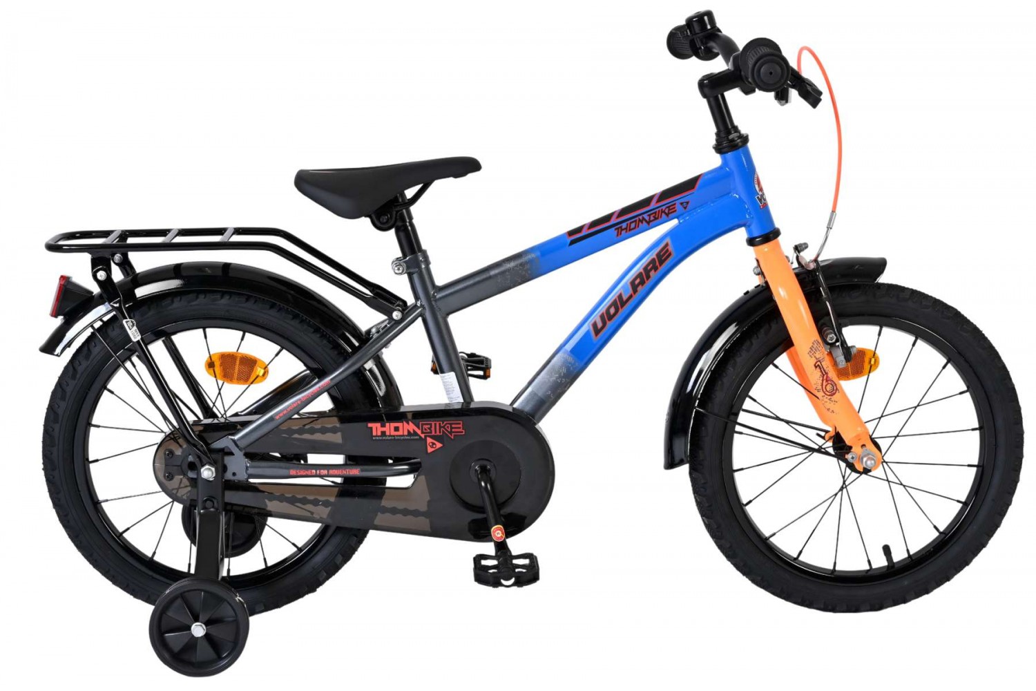 Volare Thombike Kinderfiets Jongens 16 inch Blauw/Oranje