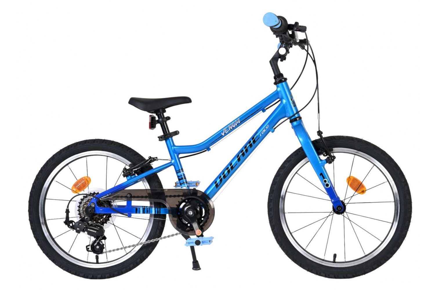 Volare Venom Kinderfiets Jongens 18 inch Blauw 6 Speed Twee handremmen