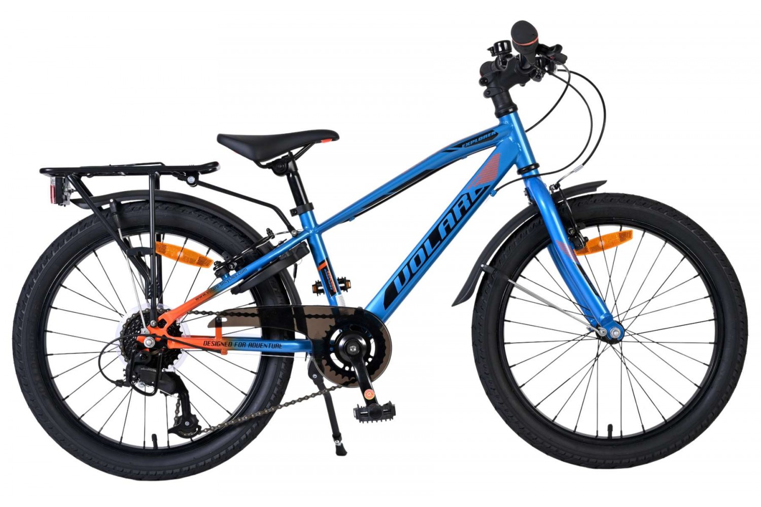 Volare Explorer Kinderfiets 20 inch Blauw/Oranje 7 Speed Volare Explorer Kinderfiets 20 inch Blauw/Oranje 7 Speed