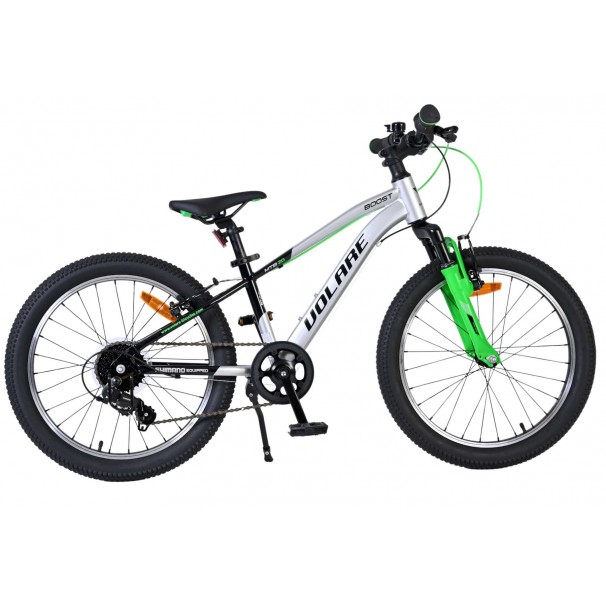 Volare Boost Kinderfiets 20 inch Zilver/Groen 7 Speed Volare Boost Kinderfiets 20 inch Zilver/Groen 7 Speed