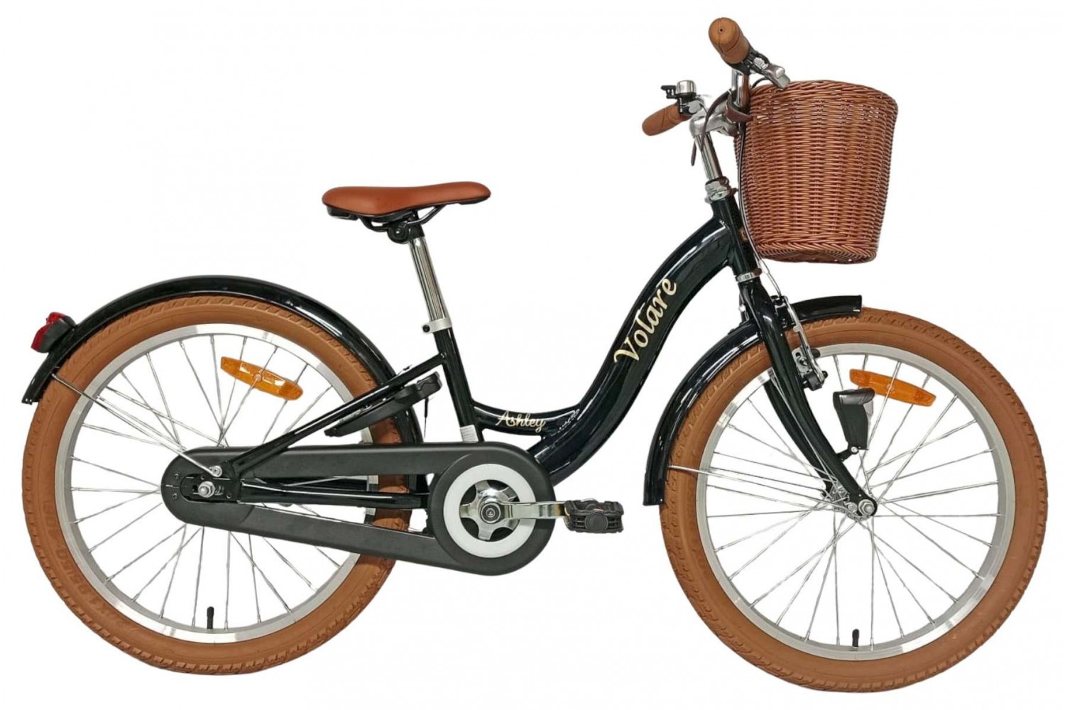 Volare Ashley Kinderfiets Meisjes 24 inch Zwart